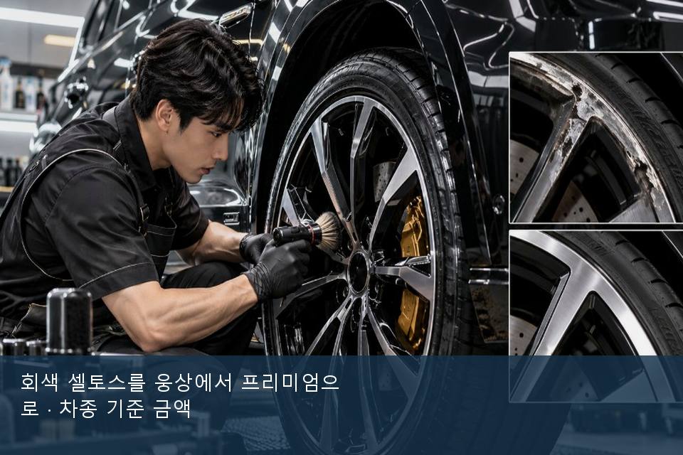 회색 셀토스를 웅상에서 프리미엄으로 · 차종 기준 금액